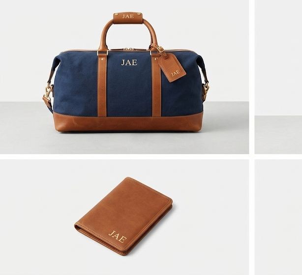 Personalised duffel bag