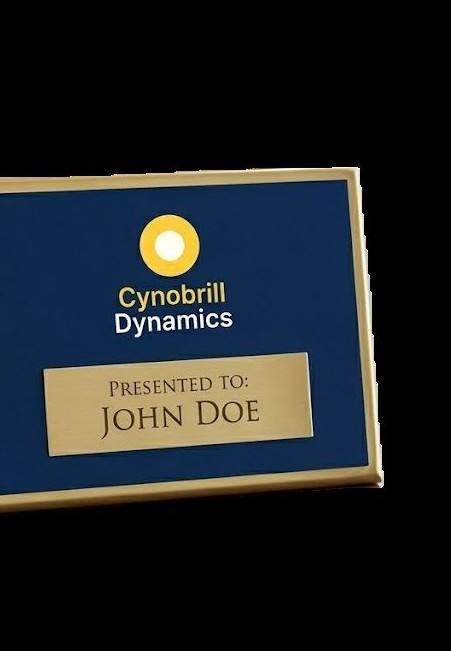 Branded plaque