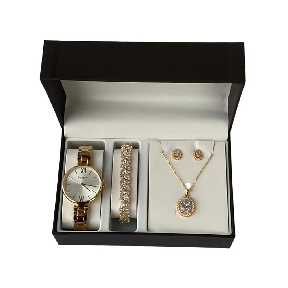 Watch, bracelet & necklace set