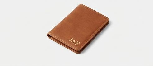 Monogrammed wallet