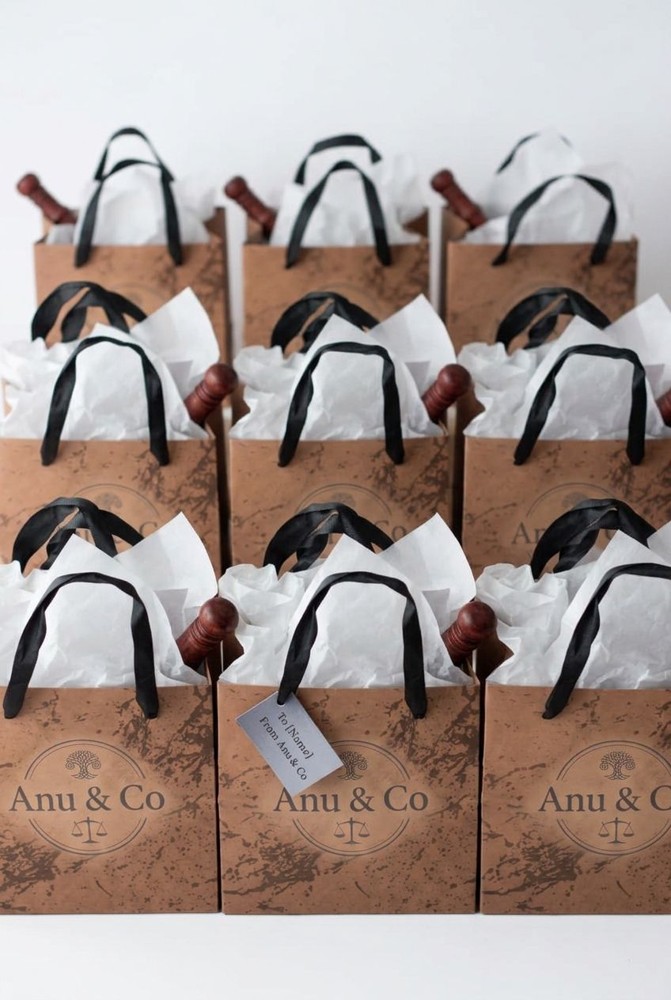 Branded gift bags