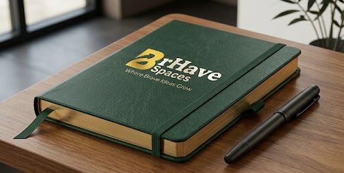 Embossed notebook set